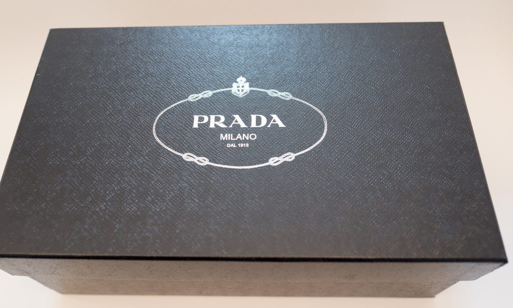 Prada shoe box