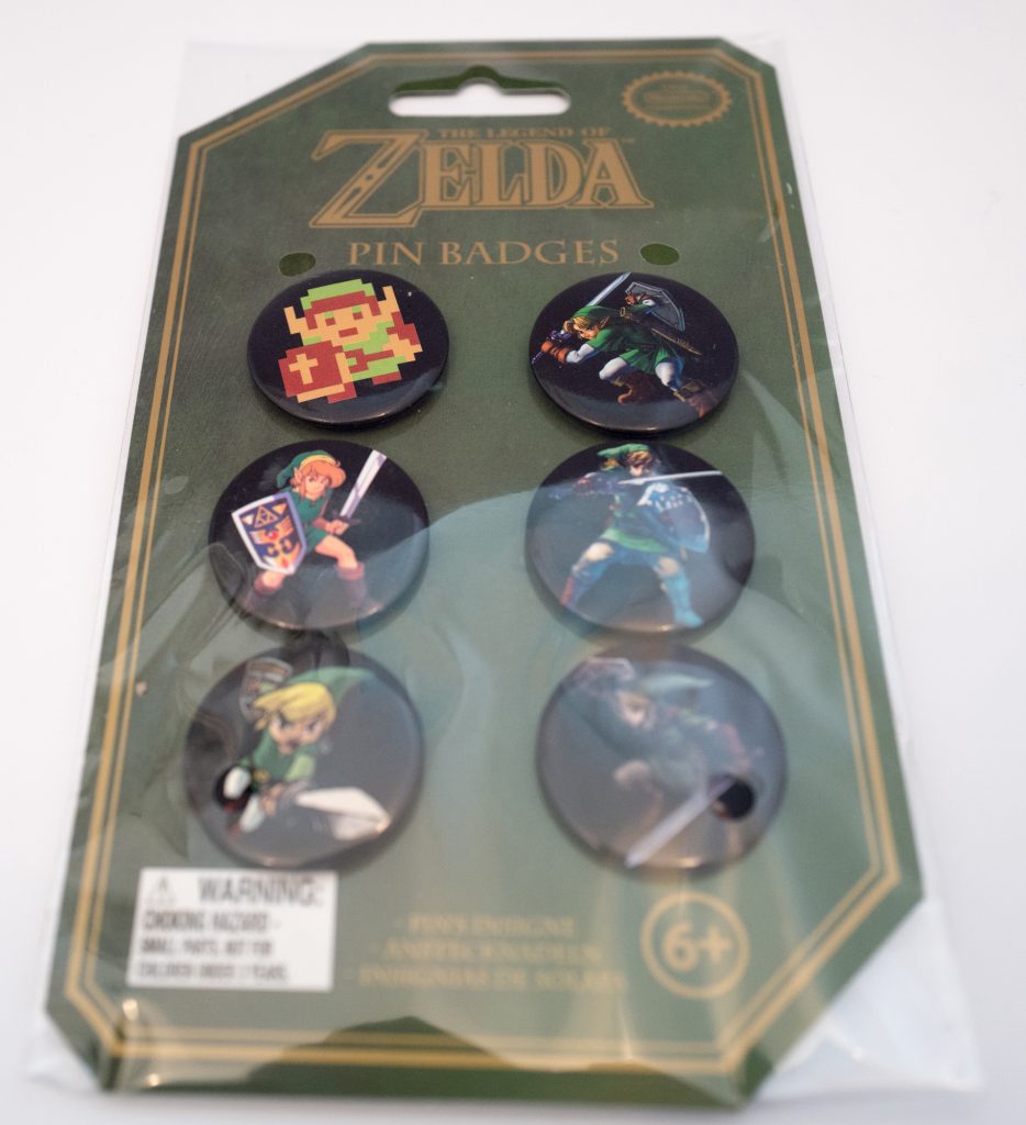 Zelda pin badges