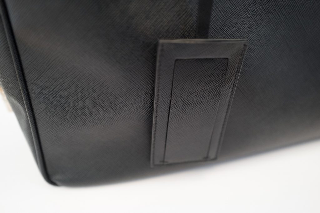 Prada black leather briefcase - Tag