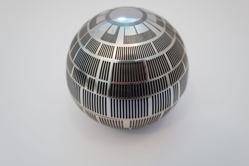 Royal Selangor Star Wars death star - back