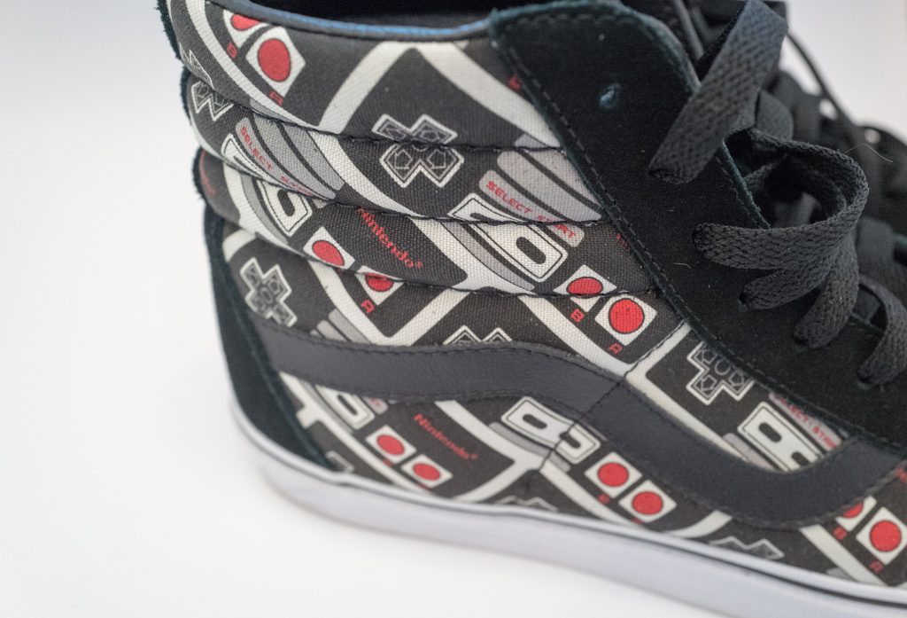 Vans x Nintendo trainers - side