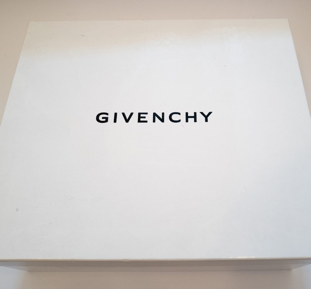 Givenchy blue and black star leather hightop trainers