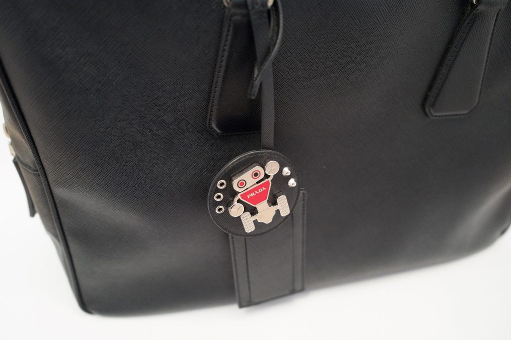 Prada robot - Badge on bag