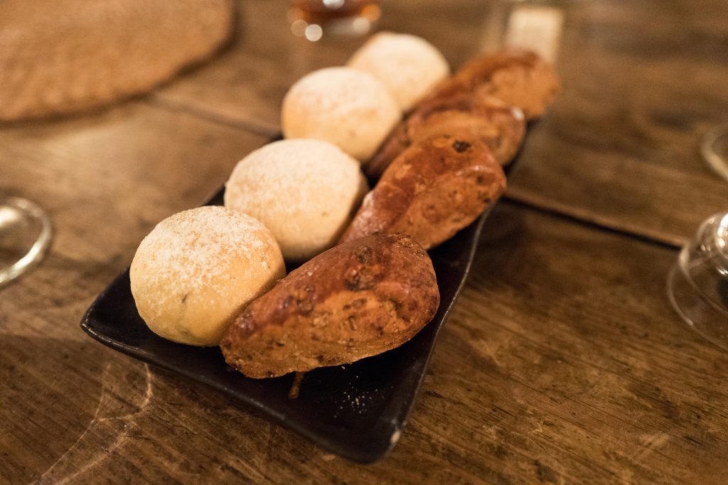 Bread selection - The Masons Arms, Knowstone, Exmoor, Devon