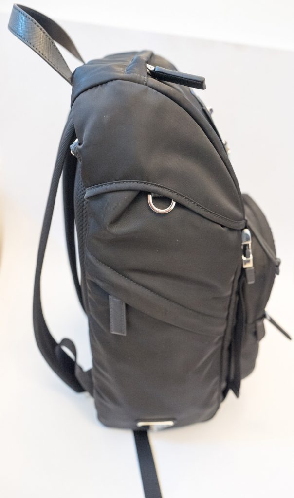 Prada robot nylon and Saffiano leather backpack