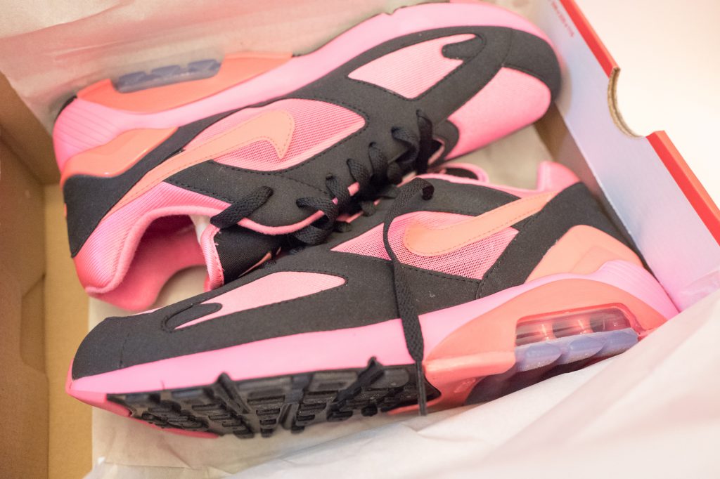 Nike Air 180 X CDG (COMME des GARCONS) limited edition - Pink & black sneakers