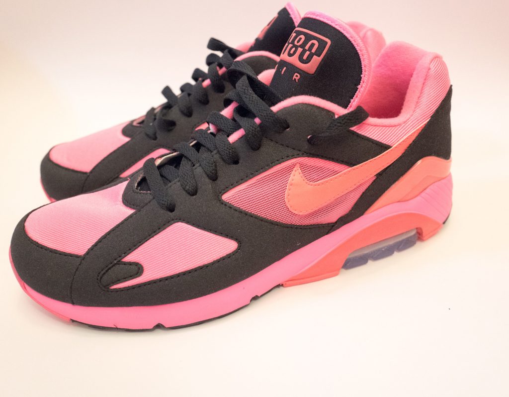 Nike Air 180 X CDG (COMME des GARCONS) limited edition - Pink & black sneakers