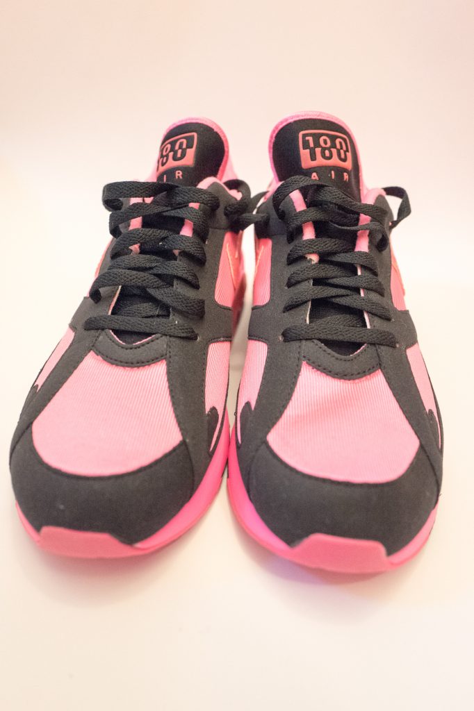 Nike Air 180 X CDG (COMME des GARCONS) limited edition - Pink & black sneakers