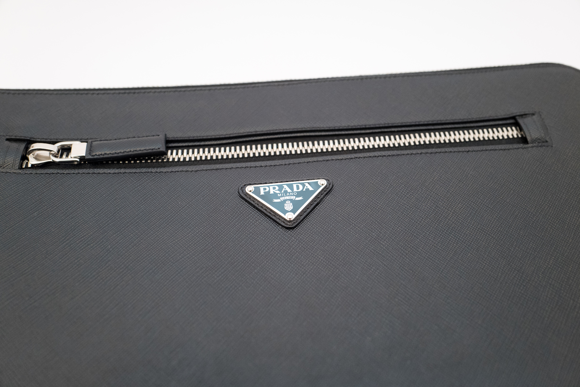 prada saffiano leather document holder