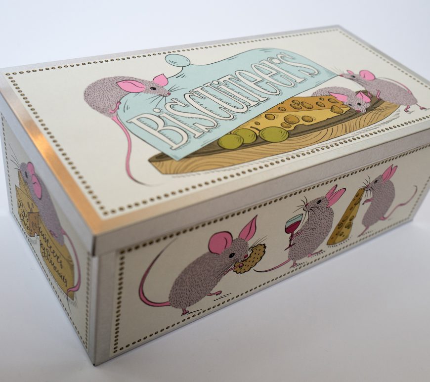 Biscuiteers cheese tin