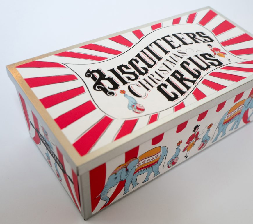 Biscuiteers Christmas Circus tin