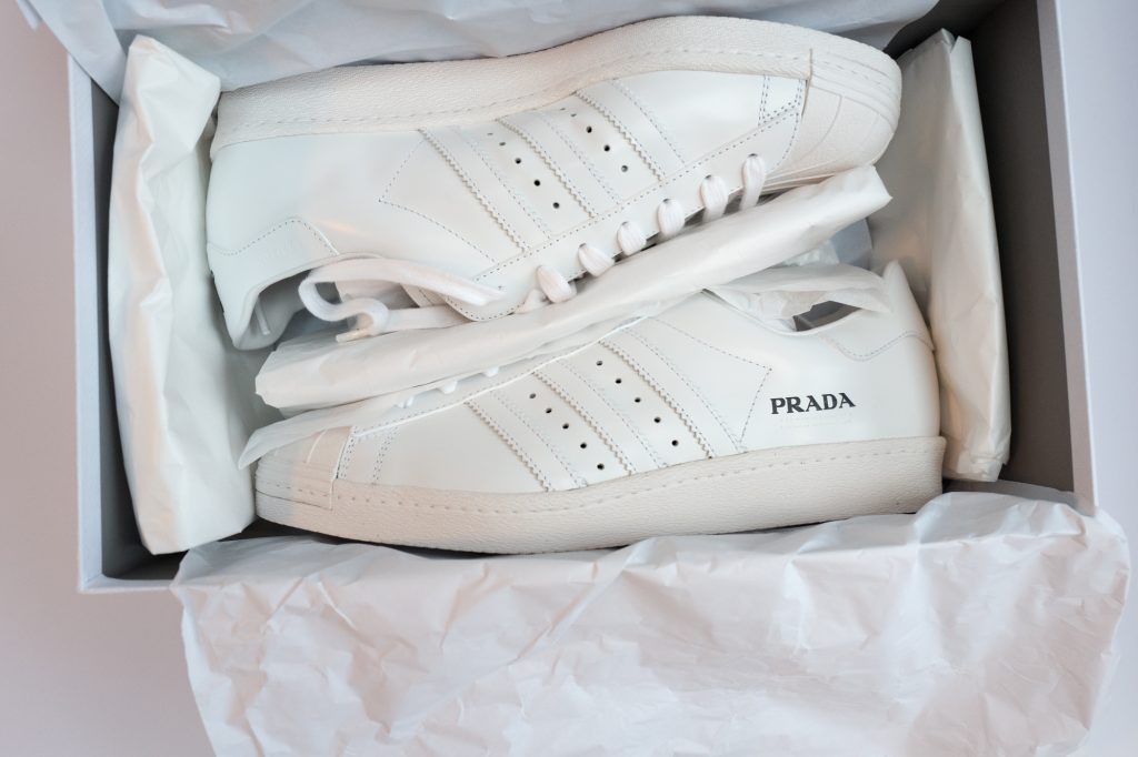 Prada X Adidas Limited edition - bag and trainers